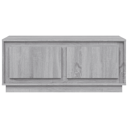 Mesa de Centro, Mesa baixa, 102x50x44 cm derivados madeira cinzento sonoma