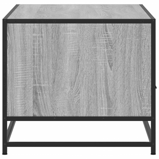 Mesa de Centro, Mesa baixa, 100x50x45cm derivados madeirametal cinza sonoma