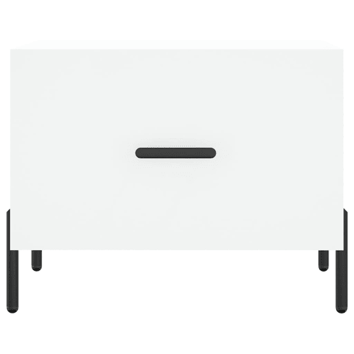 Mesa de Centro, Mesa baixa, 50x50x40 cm derivados de madeira branco