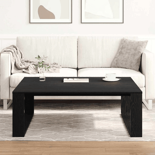 Mesa de Centro, Mesa baixa, Carvalho Preto 100 x 100 x 35 cm