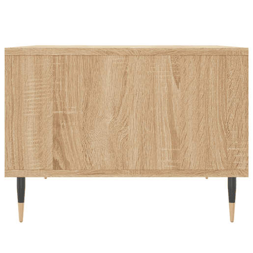 Mesa de Centro, Mesa baixa, 60x50x36,5 cm derivados madeira carvalho sonoma