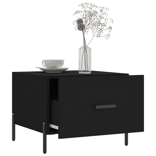 Mesa de Centro, Mesa baixa, 50x50x40 cm derivados de madeira preto