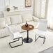 Conjunto de mesas y sillas de comedor 60x60 Conjunto de mesas y sillas de comedor 60x60 Blanco