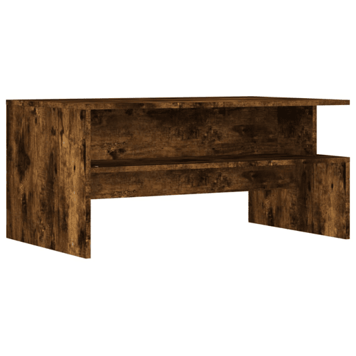 Mesa de Centro, Mesa baixa, 90x55x42,5cm derivados madeira carvalho fumado