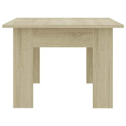 Mesa de Centro, Mesa baixa, 100x60x42cm derivados de madeira carvalho sonoma