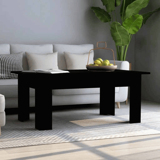 Mesa de Centro, Mesa baixa, 100x60x42 cm derivados de madeira preto