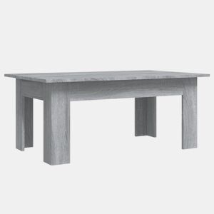 Mesa de Centro, Mesa baixa, 100x60x42cm derivados de madeira cinzento sonoma
