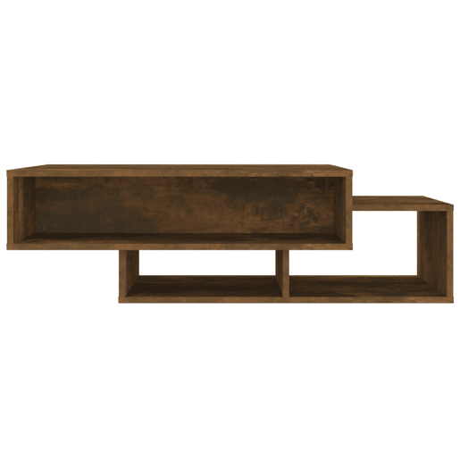 Mesa de Centro, Mesa baixa, 105x55x32cm derivados de madeira carvalho fumado
