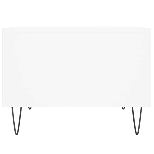 Mesa de Centro, Mesa baixa, 60x50x36,5 cm derivados de madeira branco
