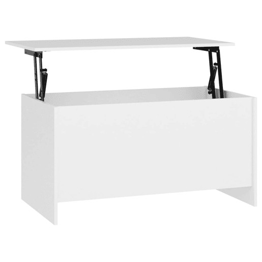 Mesa de Centro, Mesa baixa, 102x55,5x52,5 cm madeira processada branco