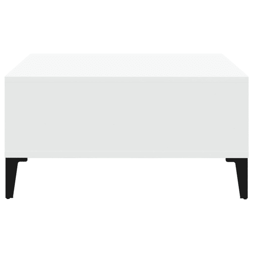 Mesa de Centro, Mesa baixa, 60x60x30 cm derivados de madeira branco