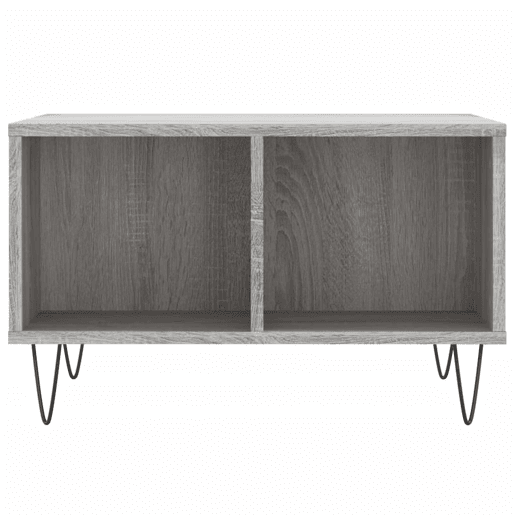 Mesa de Centro, Mesa baixa, 60x50x36,5 cm derivados de madeira cinza sonoma