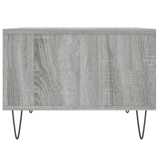 Mesa de Centro, Mesa baixa, 60x50x36,5 cm derivados de madeira cinza sonoma