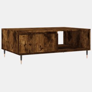 Mesa de Centro, Mesa baixa, 90x60x35 cm derivados de madeira carvalho fumado