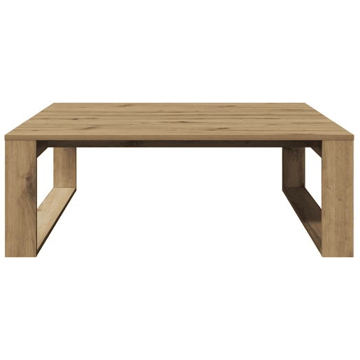 Mesa de Centro, Mesa baixa, 100x100x35 cm derivados madeira carvalho artisiano