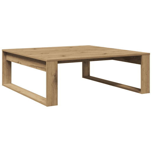 Mesa de Centro, Mesa baixa, 100x100x35 cm derivados madeira carvalho artisiano