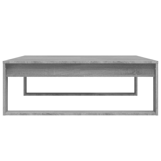 Mesa de Centro, Mesa baixa, 100x100x35 cm derivados de madeira cinza sonoma
