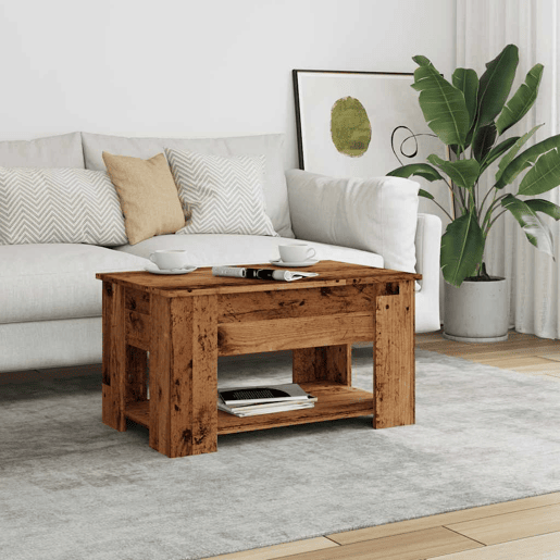 Mesa de Centro, Mesa baixa, 79x49x41 cm derivados madeira madeira velha