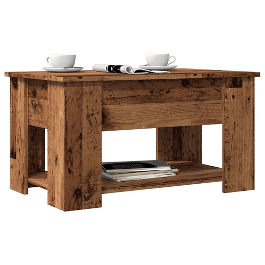 Mesa de Centro, Mesa baixa, 79x49x41 cm derivados madeira madeira velha