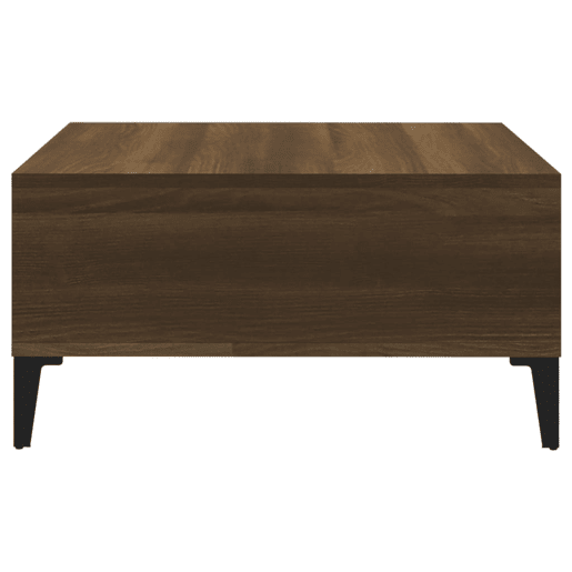 Mesa de Centro, Mesa baixa, 60x60x30 cm aglomerado cor carvalho castanho