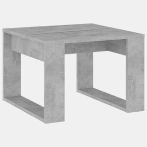 Mesa de Centro, Mesa baixa, 50x50x35 cm derivados de madeira cinzento cimento