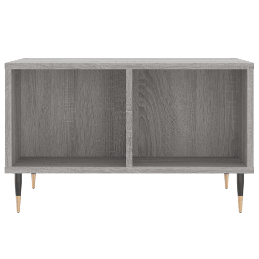 Mesa de Centro, Mesa baixa, 60x50x36,5 cm derivados de madeira cinza sonoma