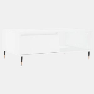 Mesa de Centro, Mesa baixa, 90x60x35 cm derivados de madeira branco
