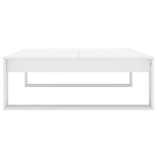 Mesa de Centro, Mesa baixa, 100x100x35 cm derivados de madeira branco