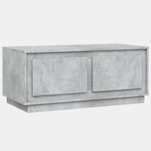 Mesa de Centro, Mesa baixa, 102x50x44 cm derivados de madeira cinza cimento