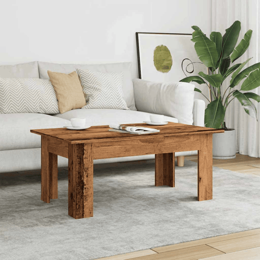 Mesa de Centro, Mesa baixa, 100x60x42 cm derivados de madeira madeira velha