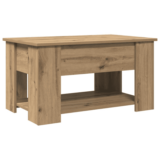 Mesa de Centro, Mesa baixa, 79x49x41 cm derivados madeira carvalho artisiano