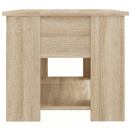 Mesa de Centro, Mesa baixa, 79x49x41 cm madeira processada carvalho sonoma