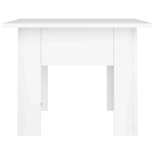 Mesa de Centro, Mesa baixa, 55x55x42cm derivados de madeira branco