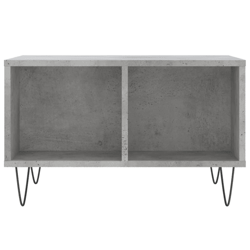 Mesa de Centro, Mesa baixa, 60x50x36,5 cm derivados de madeira cinza cimento