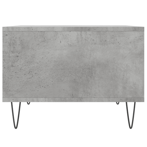 Mesa de Centro, Mesa baixa, 60x50x36,5 cm derivados de madeira cinza cimento