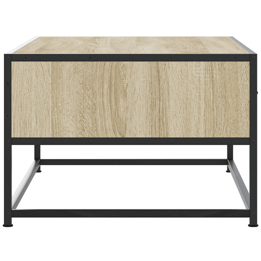Mesa de Centro, Mesa baixa, 100x50x35cm deriv. madeirametal carvalho sonoma