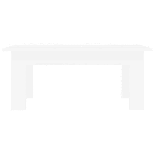 Mesa de Centro, Mesa baixa, 100x60x42 cm derivados de madeira branco