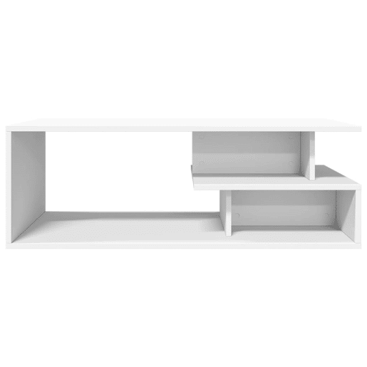 Mesa de Centro, Mesa baixa, 102x55x35 cm derivados de madeira branco