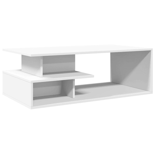Mesa de Centro, Mesa baixa, 102x55x35 cm derivados de madeira branco