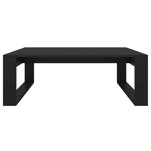 Mesa de Centro, Mesa baixa, 100x100x35 cm derivados de madeira preto