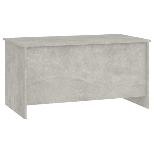 Mesa de Centro, Mesa baixa, 102x55,5x52,5cm madeira processada cinza cimento