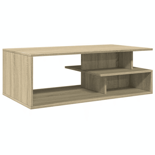 Mesa de Centro, Mesa baixa, 102x55x35 madeira processada carvalho sonoma