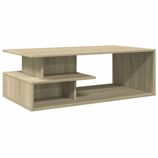 Mesa de Centro, Mesa baixa, 102x55x35 madeira processada carvalho sonoma