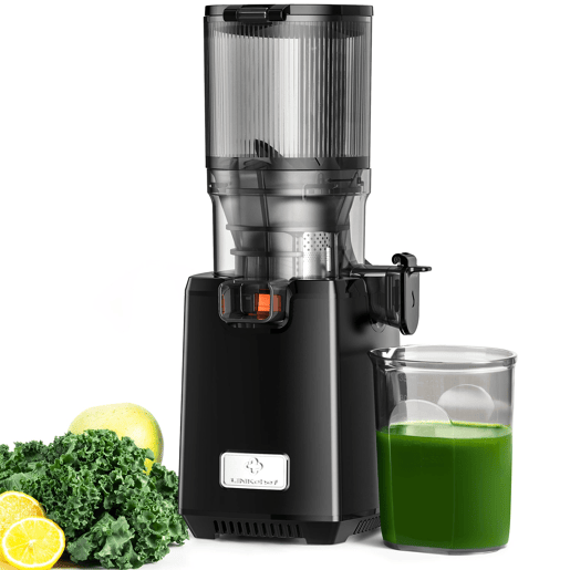 LINKChef SJ-052-EU-BL Espremedor de sumor - Certificação CE 250W Moc 1.8L Grande capacidade Prensagem a frio baixa velocidade de 50 a 65 RPM Operação simples - Preto