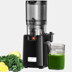 LINKChef SJ-052-EU-BL Espremedor de sumor - Certificação CE 250W Moc 1.8L Grande capacidade Prensagem a frio baixa velocidade de 50 a 65 RPM Operação simples - Preto