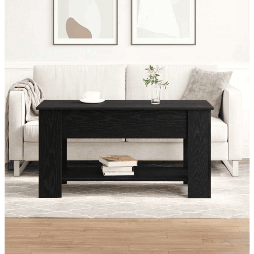 Mesa de Centro, Mesa baixa, Carvalho preto 101 x 49 x 52 cm