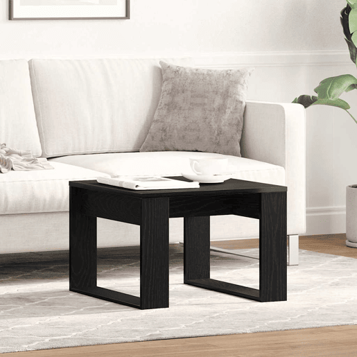 Mesa de Centro, Mesa baixa, Carvalho Preto 50 x 50 x 35 cm