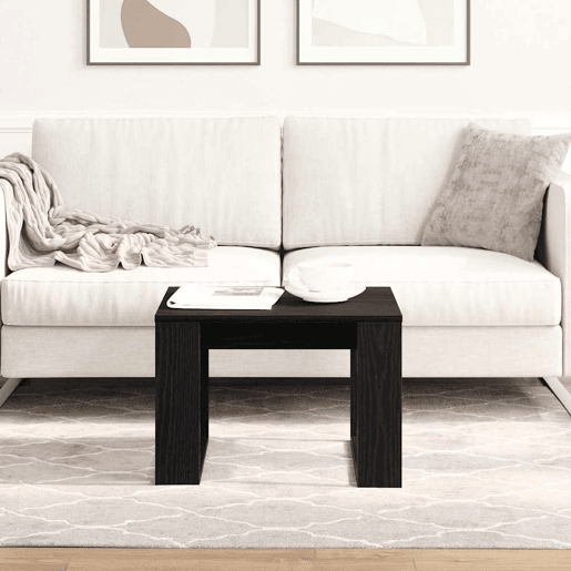 Mesa de Centro, Mesa baixa, Carvalho Preto 50 x 50 x 35 cm