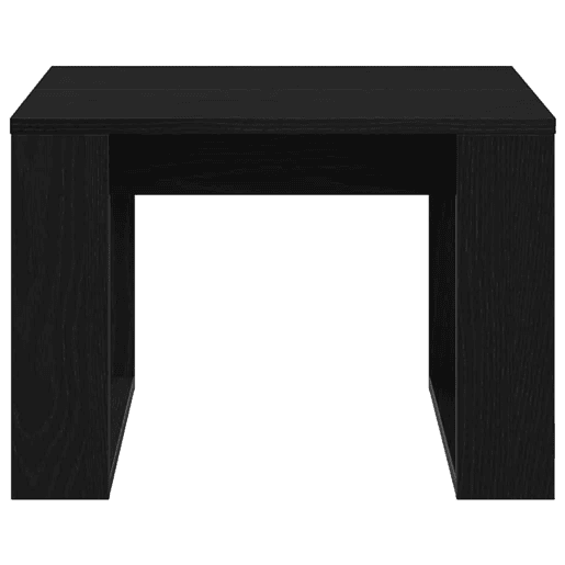 Mesa de Centro, Mesa baixa, Carvalho Preto 50 x 50 x 35 cm