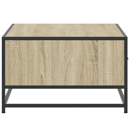 Mesa de Centro, Mesa baixa, 90x57x35 cm deriv. madeirametal carvalho sonoma